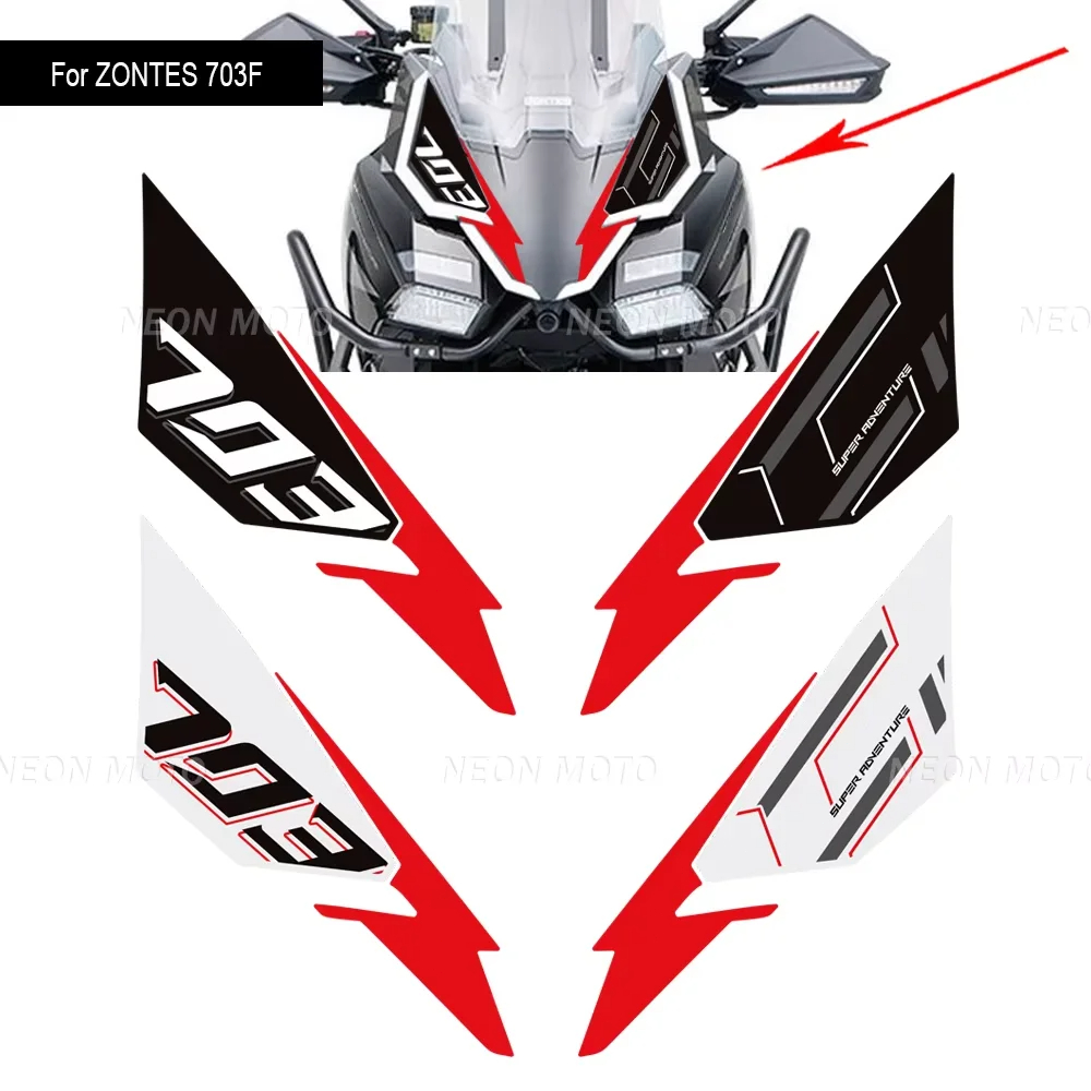 รถจักรยานยนต์ เหมาะสําหรับ Zontes ZT703-F ZT-703F ZT703F 703 F body การใช้ถัง pad frosted anti slip 
