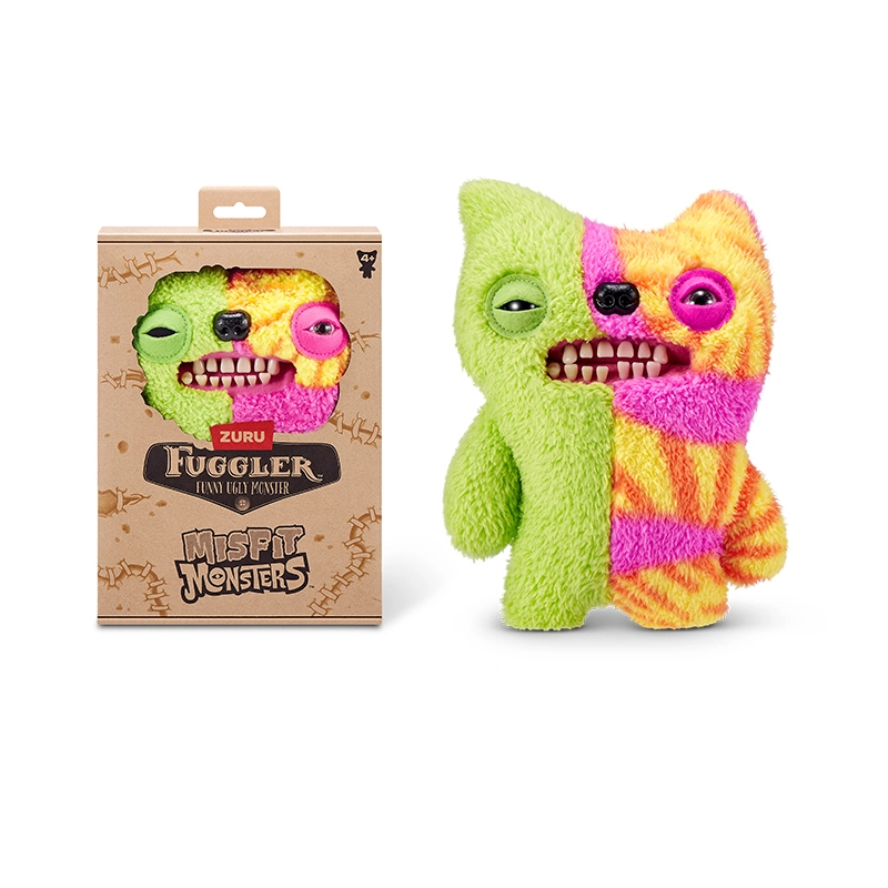 Fuggler Misfit Monsters Series 1 9 นิ้ว (ประมาณ 22.9 ซม.) ZURU Fun Uggler Plush Toy (Munch Tooth-Gre