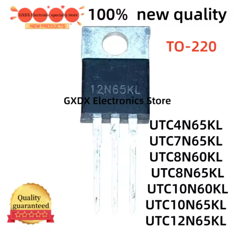 5PCS 10N65KL 12N65KL 4N65KL 7N65KL 8N60KL 8N65KL 10N60KL UTC4N65KL UTC7N65KL UTC8N65KL UT220C10KL UT