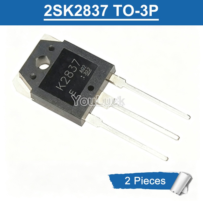 2 ชิ้น 2SK2837 K2837 TO-3P 20A/500V MOSFET ทรานซิสเตอร์ใหม่