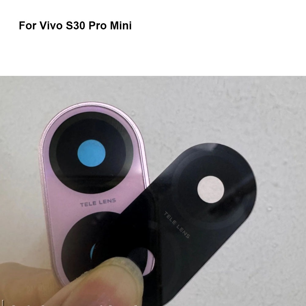 สําหรับ Vivo S30 Pro Mini Back Camera กระจกและฝาหลังกล้องกระจกพร้อมกรอบสําหรับ Vivo S 30 Pro Mini