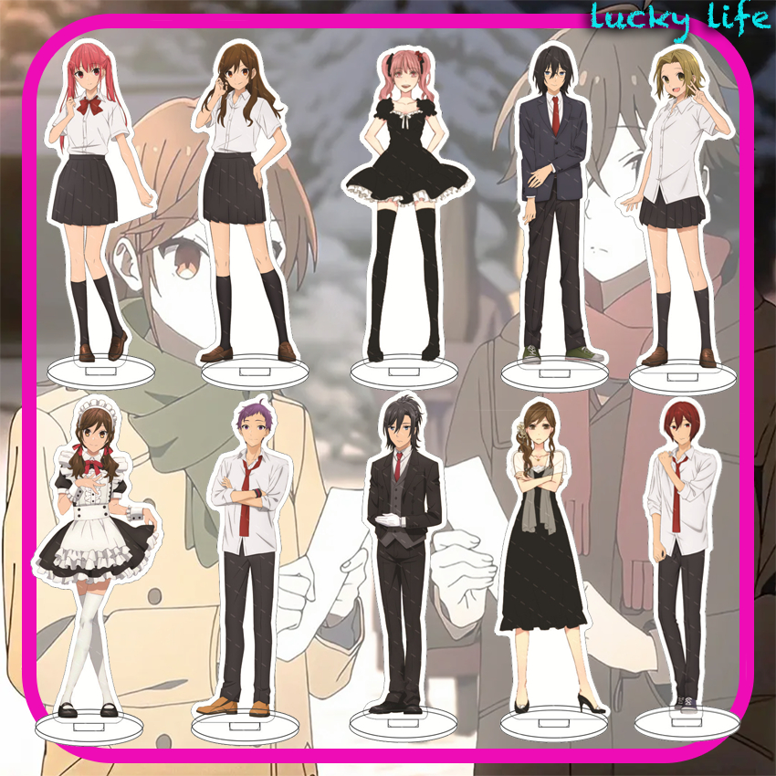 Hori และ Miyamura ขาตั้งอะคริลิค Hori Kyoto Miyamura Iei Yoshikawa Yuki เดสก์ท็อปเครื่องประดับ