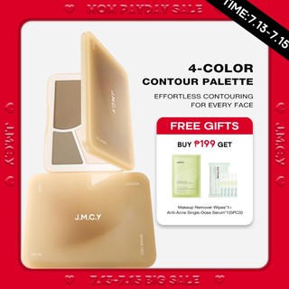 【Sculpt & Glow Kit】JMCY 3-in-1 Contour Palette Effortless Sculpting for a Naturally Defined Look Blendable Buildable Beginner-Friendly