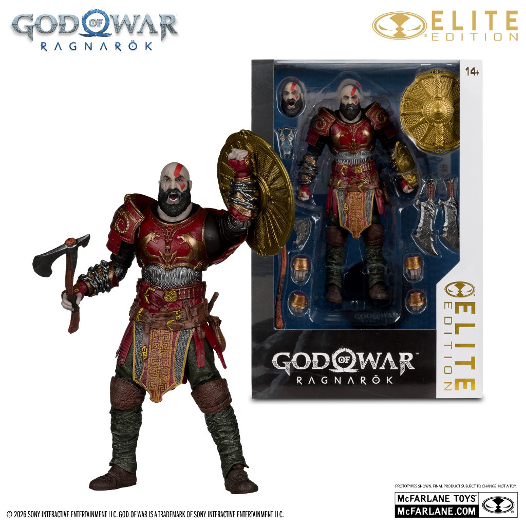 McFarlane God of War Elite Kratos 1/10 Scale Action Figure