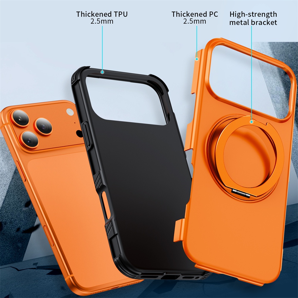 แหวนแม่เหล็กสําหรับ iPhone 17 Pro Max สําหรับ iPhone 17E 16e 16 Plus i15 14PM เคสกันกระแทก