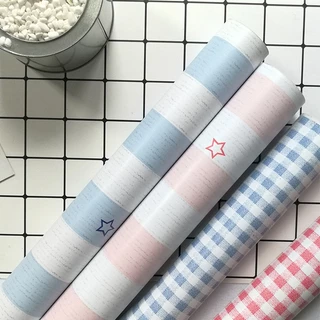 สติกเกอร์วอลเปเปอร์ PVC ลายการ์ตูนดาว มีกาวในตัว ขนาด 45 ซม. สําหรับติดตกแต่งห้องนอน หอพัก