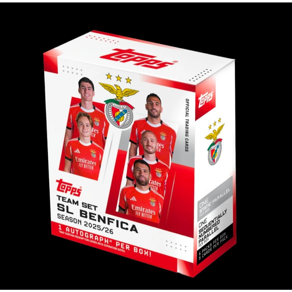 单盒!25-26+Topps+Team+Set+SL+Benfica+(25-26本卡Team+set)