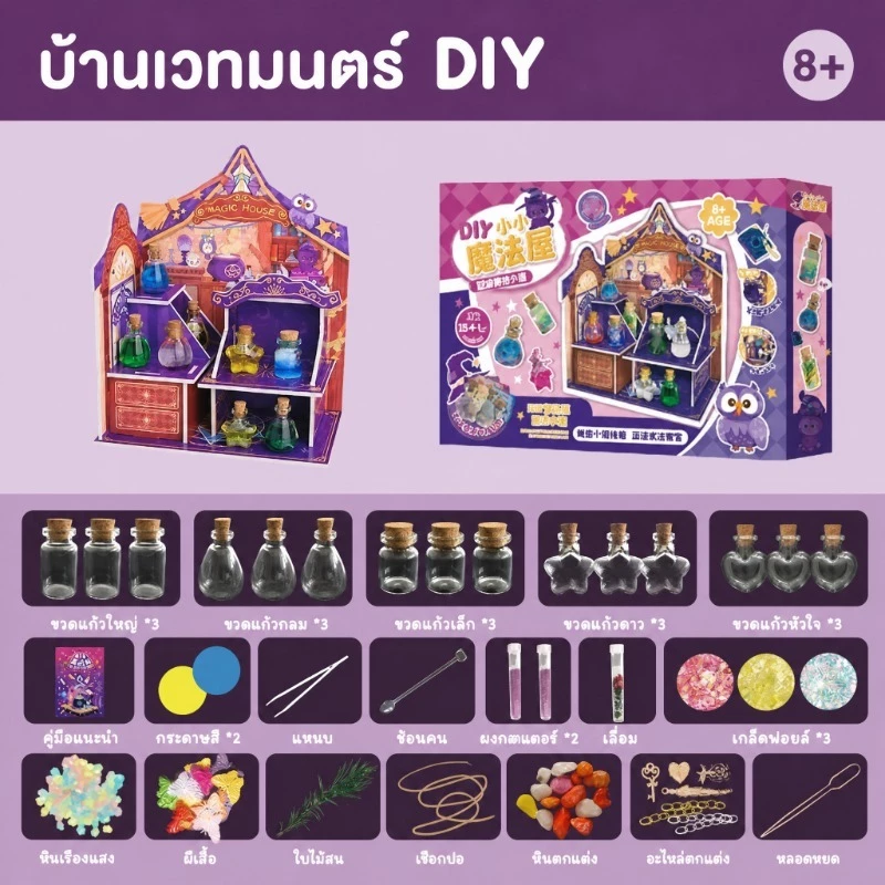 ชุดทดลองวิทยาศาสตร์ สำหรับเด็ก 5-12 ปี กิจกรรมครอบครัวสุดสนุก ส่งเสริมการเรียนรู้แบบ STEM วัสดุปลอดภัย ของขวัญวันเกิดยอดนิยม