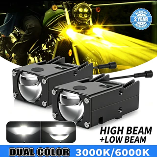 ได้รับสินค้าภายใน 2 วัน 1.5 นิ้ว กระจังหน้ารถ LED ไฟหน้าเลนส์การฉายภาพรถจักรยานยนต์หมอกรถออฟโรเทอร์โบชาร์จ