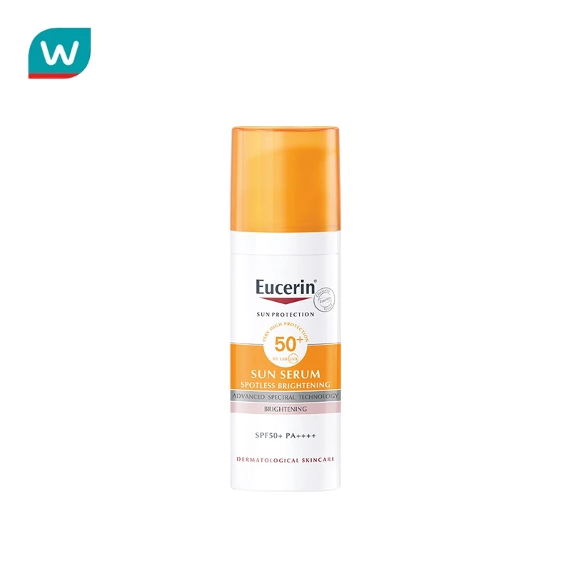 Eucerin SUN SERUM SPOTLESS BRIGHTENING SPF50+ PA++++ 50 ML ครีมกันแดดยูเซอรินสําหรับผิวหมองคล้ํา