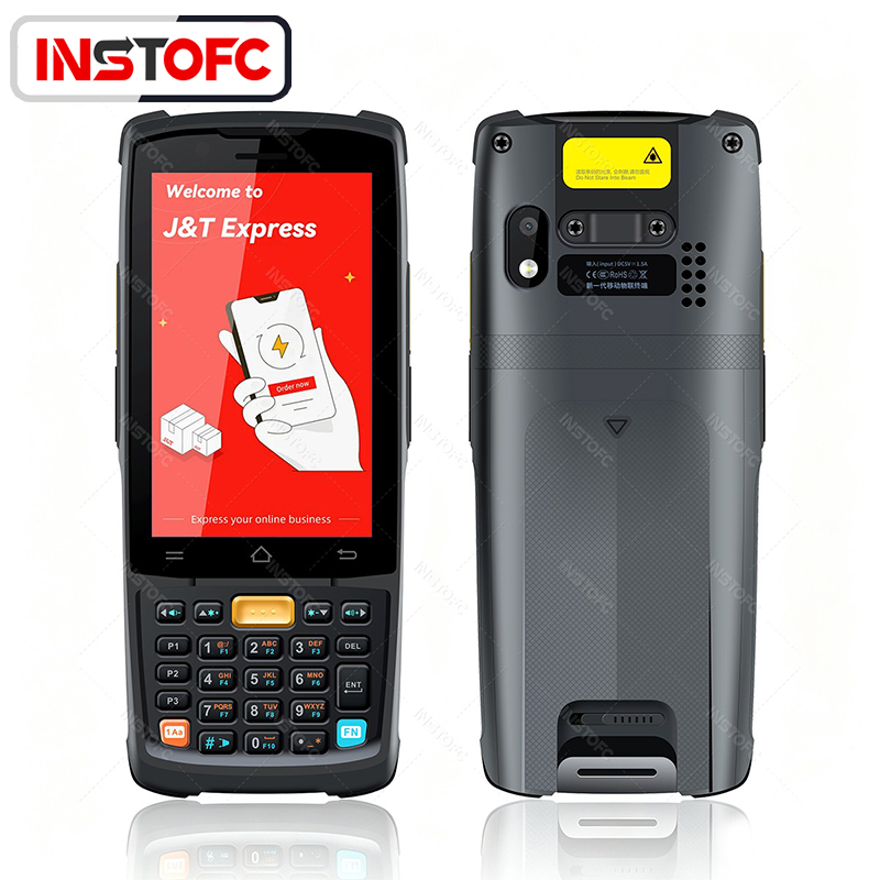 ข้อมูล K3S Android 12 Terminal 4+64GB สมาร์ท PDA พร้อมเครื่องสแกนเนอร์ 1D/2D รองรับ Play Store J & T