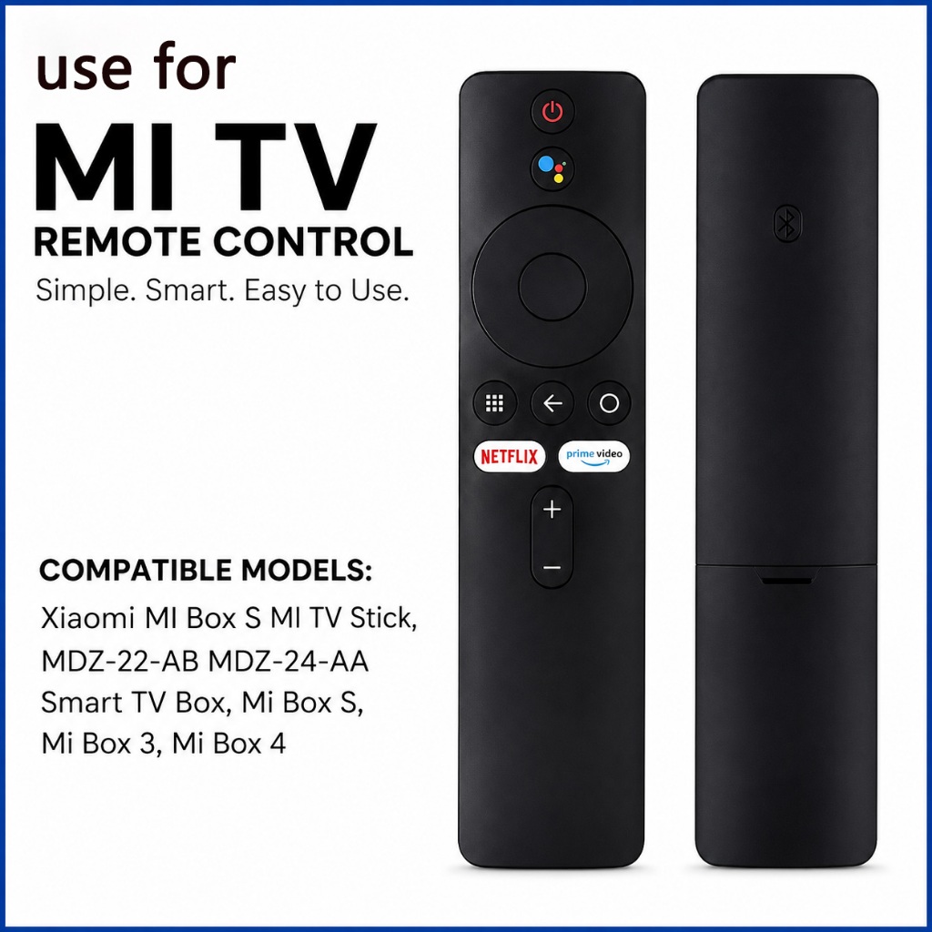 ใหม่ Remote Mi stick/Mi Box S/TV box MiBox สําหรับ Xiaomi Mi TV Stick Box 4S 4K Bluetooth Voice Remote Control