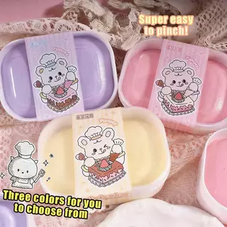 TST กล่องเค้ก Squishy ของเล่นช้า Rising BPA ฟรีบีบ Fidget ของเล่นความเครียดบรรเทาสําหรับเด็กผู้ใหญ่ Party ของขวัญ SG