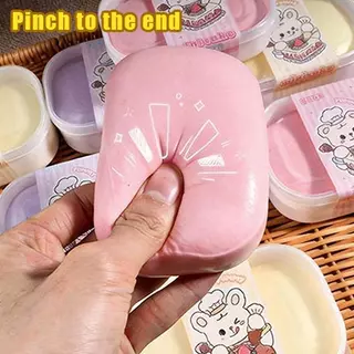 TST กล่องเค้ก Squishy ของเล่นช้า Rising BPA ฟรีบีบ Fidget ของเล่นความเครียดบรรเทาสําหรับเด็กผู้ใหญ่ Party ของขวัญ SG