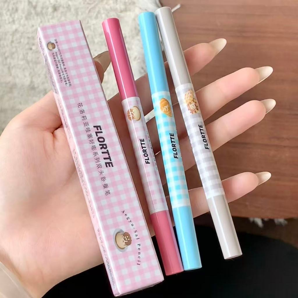 FLORTTE/FLORTTE FLORTTE Wow Plug Good Double-Headed Lying Silkworm Pen Double @-
