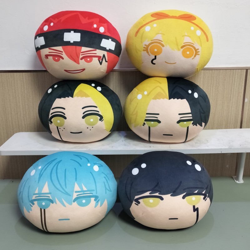 น่ารักรอบตุ๊กตา Plush จี้ Manju Niginigi Mascot อะนิเมะ Mashle Magic และกล้ามเนื้อการ์ตูนกระเป๋า Dec