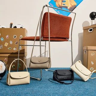 【7.22ใหม่】BOSTANTEN Flap Bag กระเป๋าสะพายข้างผู้หญิง หนัง PU Crossbody Bag กระเป๋าสะพายไหล่ ปรับสายได้ น้ำหนักเบา วินเทจ มินิมอล