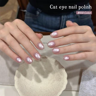 XEIJAYI - Ultra-Glossy Gray-Purple Cat-Eye Gel Nail Polish Set, ชุดสี 18 สี เหมาะสำหรับใช้ในชีวิตประจำวัน