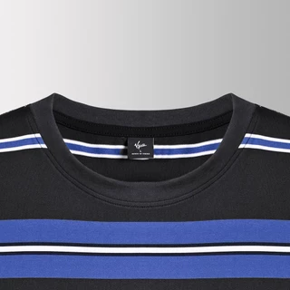VPG เสื้อยืดลายสําหรับชายคู่เสื้อยืดลําลอง สตรีทแวร์ ที สบายที่เรียบง่ายรอบคอระบายอากาศนุ่มลายด้านบนผู้ชาย