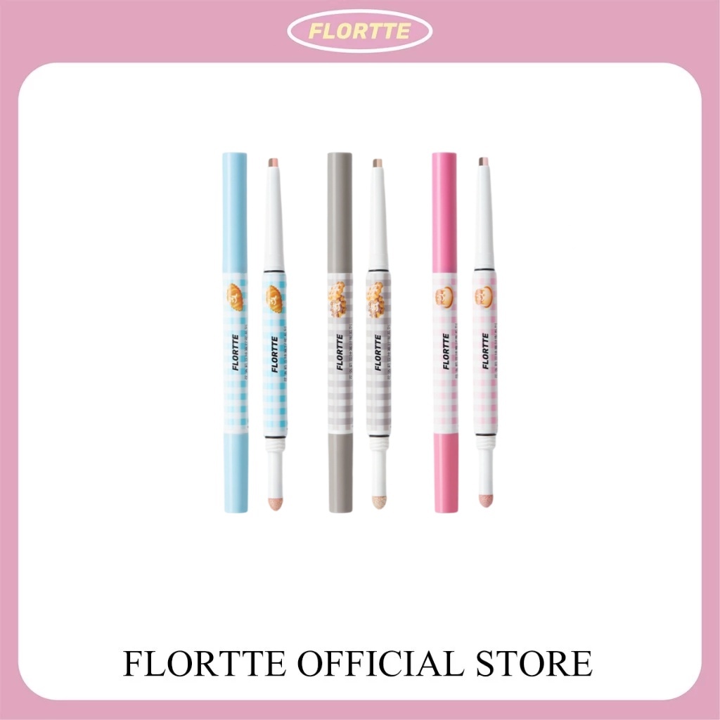 FLORTTE Wow Series ปากกาเน้นข้อความ Under-Eye Aegyosal แบบ Double-Ended