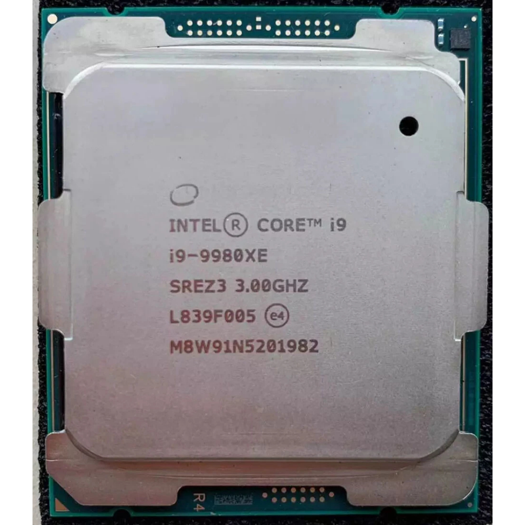 Intel Core I9-9980XE SREZ3 3.00GHz 24.75MB 18-Core ซ็อกเก็ต LGA2066 CPU โปรเซสเซอร์