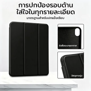 OSGEER สําหรับ IPad กรณี Air M2 M3 M4 8 7 6 5 4 3 2 1 10.9 gen A16 12 11 10 9 8 7 10.2 Pro 11 13 นิ้ว M4/M5 Slim น้ําหนักเบาโปร่งแสง PC ขาตั้งด้านหลังกันกระแทก ฝาครอบป้องกัน