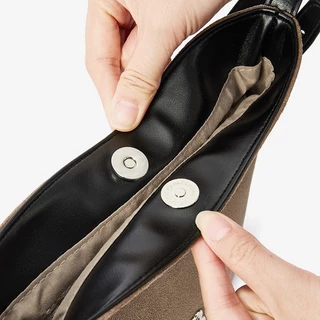 【8.1ใหม่】BOSTANTEN Softie Bag กระเป๋าสะพายข้างผู้หญิง หนัง Suede Hobo Bag กระเป๋าสะพายไหล่ ปรับสายได้ น้ำหนักเบา วินเทจ มินิมอล