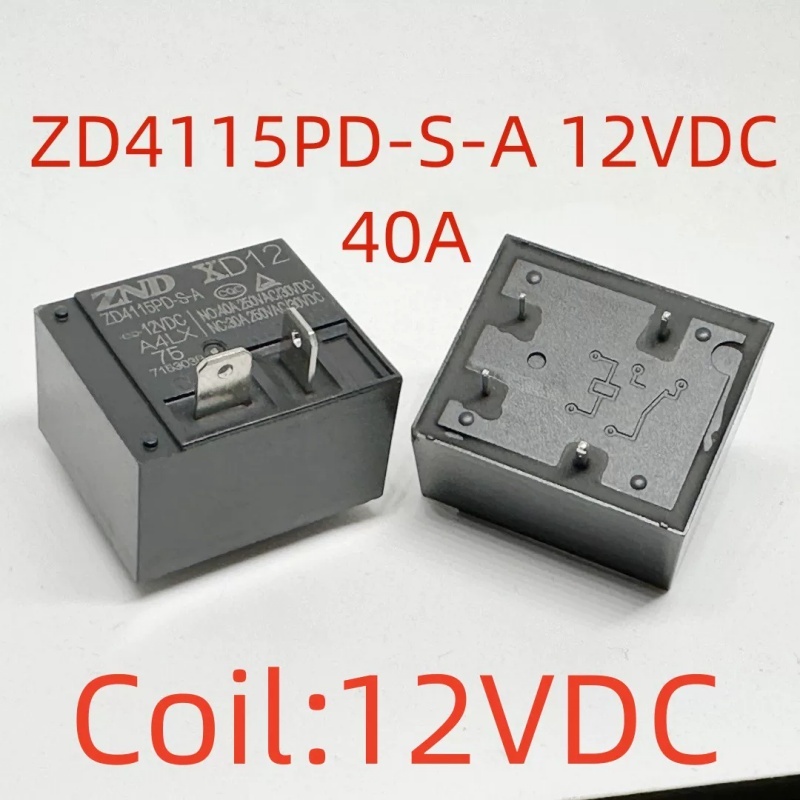 รีเลย์ ZD4115PD-SA 12V40A 4 Pins