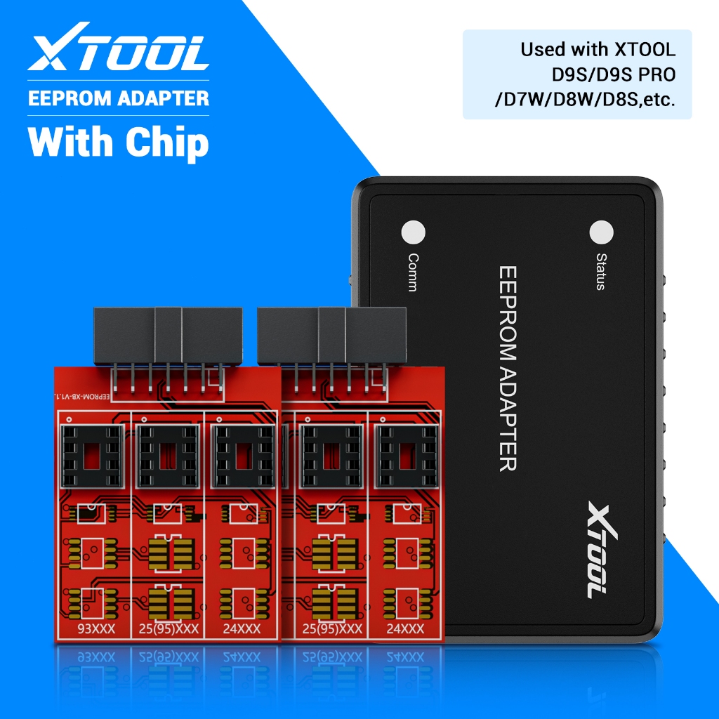 อะแดปเตอร์ XTOOL EEPROM – ข้อมูล IMMO อ่าน/เขียนสําหรับ XTOOL OBD2 เครื่องสแกนเนอร์เครื่องมือวินิจฉั