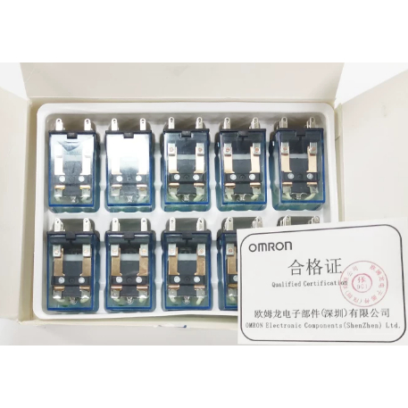 Omron รีเลย์ระดับกลางขนาดเล็ก LY2N-J LY3N-J LY4N-J แรงดันไฟฟ้า AC220V 24V