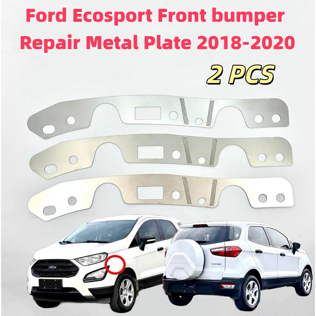 Ford Ecosport เหมาะสําหรับ ฟอร์ดวิงกันชนหน้า2018-2020ซ่อมแผ่นโลหะหัวเข็มขัดหักเสริมวงเล็บโลหะสแตนเลส