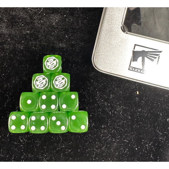 Aurora Camp Dice Warhammer 6-Sided Dice Warhammer Aurora Warhammer 40K Aurora Dice