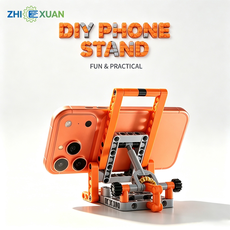 ZHI XUAN DIY building block phone stand with adjustable multiple angles ที่วางโทรศัพท์มือถือ