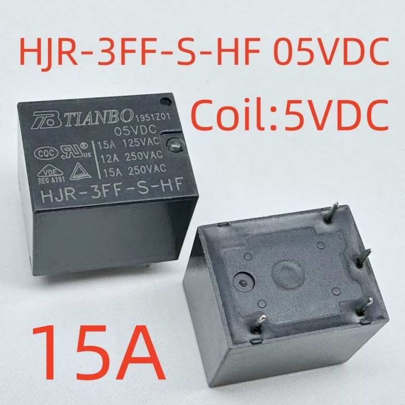 05VDC15A 4 HJR-3FF-S-HF พินรีเลย์ yna8