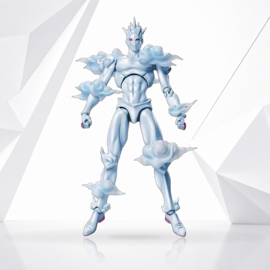 JoJos Bizarre Adventure Weather Report Super Action รูปปั้นเคลื่อนย้ายได้รูปในประเทศ Edition
