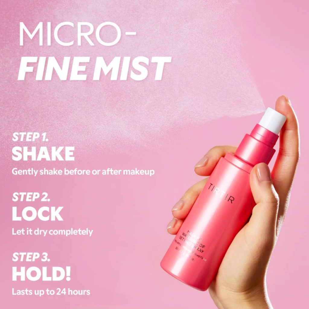 TIRTIR ใหม่! Mask Fit Waterproof Setting Spray รูปที่ 5