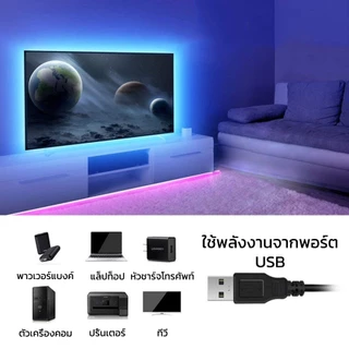 ไฟ LED Strip RGB 5M-20M พร้อมรีโมทคอนโทรล, เทป LED เปลี่ยนสีสําหรับห้องนอน, ห้อง, Party & Home Decor