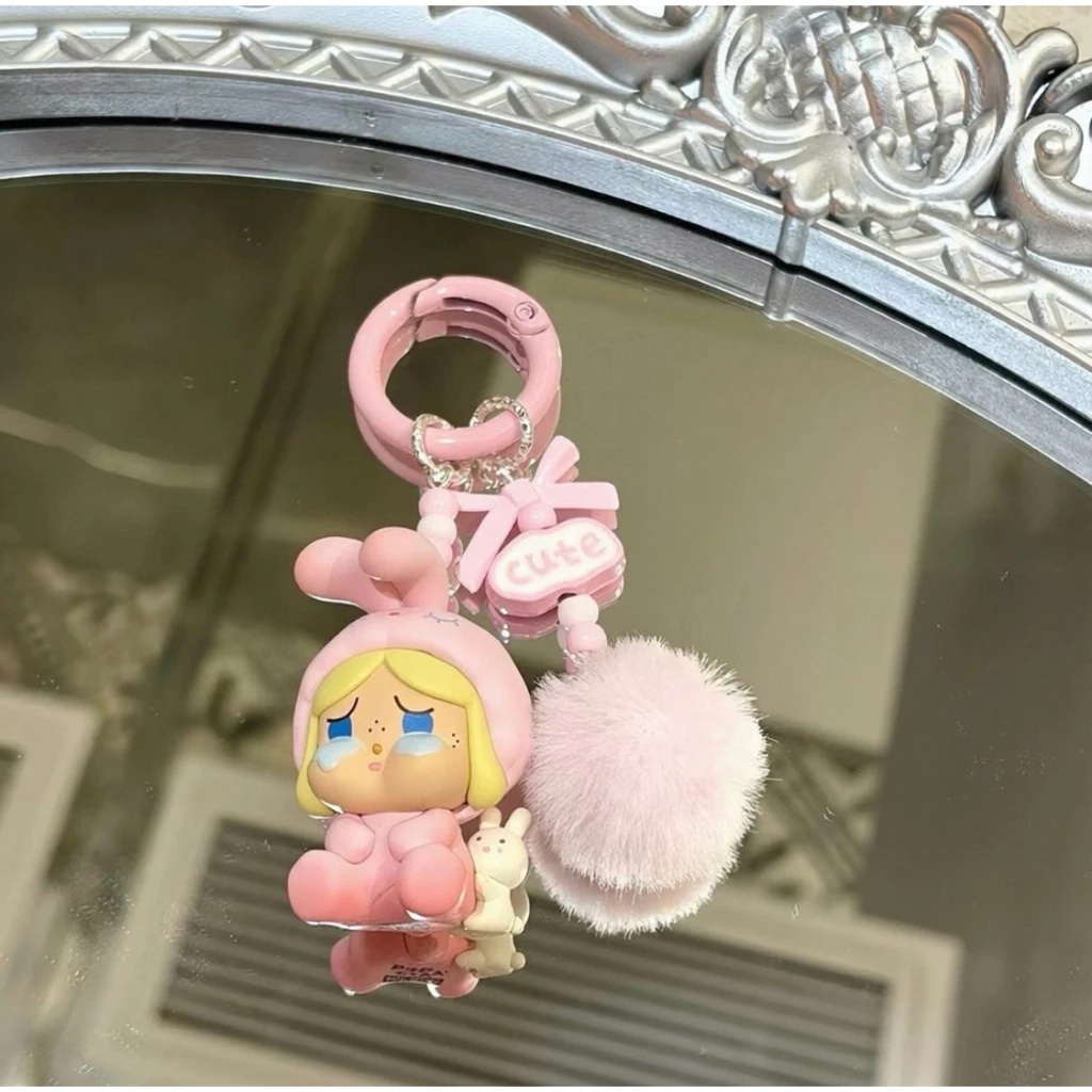 ของแท้ POPBEAN SP ฤดูใบไม้ร่วงฤดูหนาว Fur Ball จี้โซ่โทรศัพท์มือถือน่ารักของขวัญกระเป๋าจี้