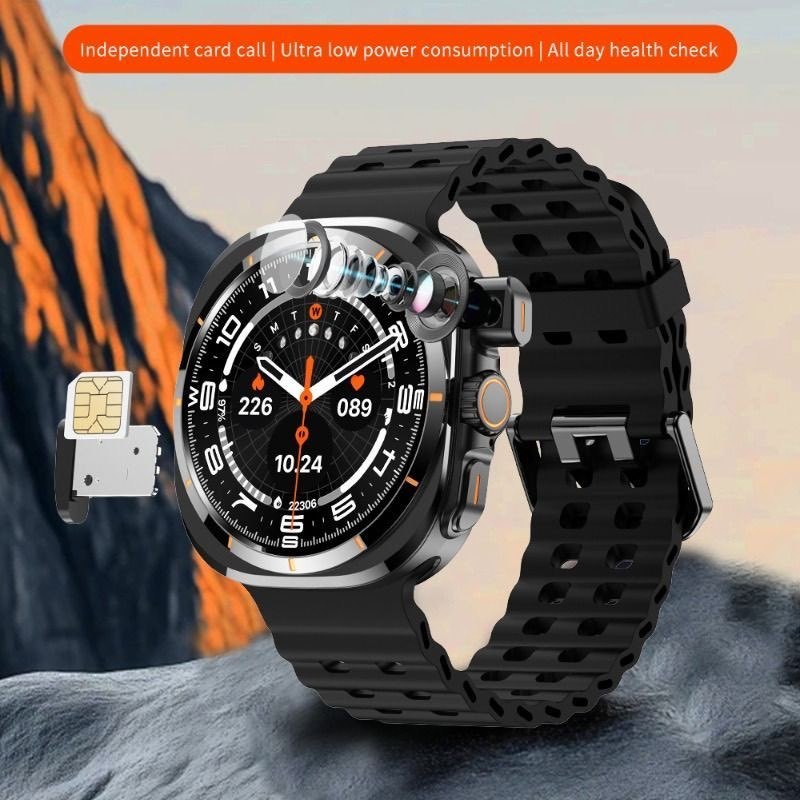 BW8 ultra SmartWatch ซิมการ์ด 4G HD กล้องสําหรับ Android IOS ผู้ชายผู้หญิงโทรศัพท์กล้องสมาร์ทนาฬิกา