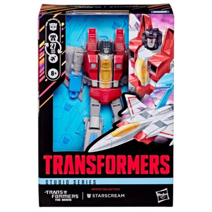Hasbro Transformers Studio Series SS86 ภาพยนตร์ Voyager Class Starscream Thundercracker Skywarp รุ่นเลือกสะสม Action Figure ของเล่นสําหรับของขวัญอายุ 14
