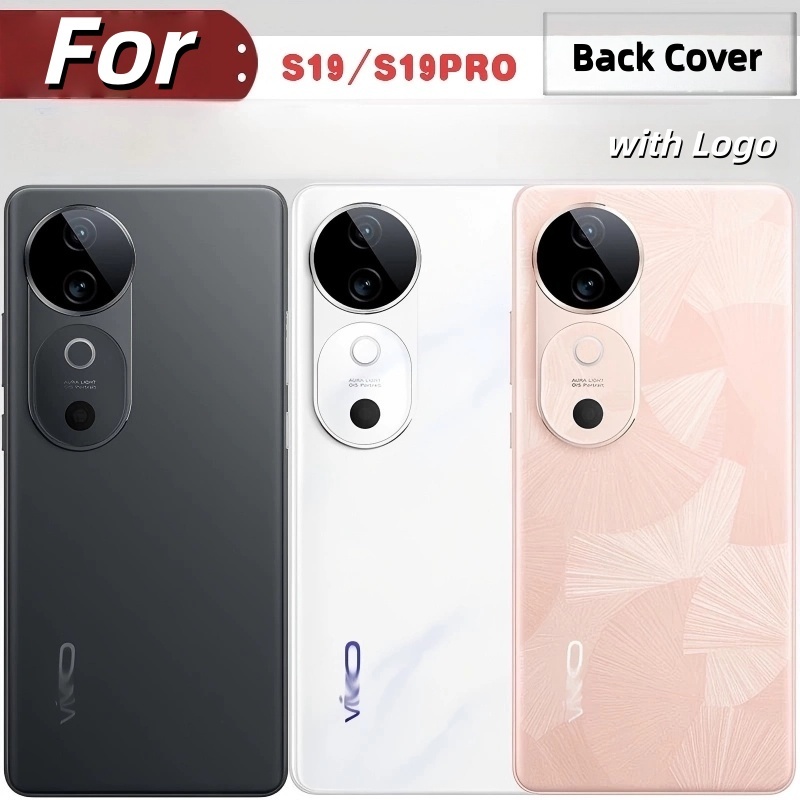 Original สําหรับ Vivo V40 V40Pro ฝาหลังแบตเตอรี่พร้อมเลนส์ Fram สําหรับ vivo s19 s19pro Glass Housing