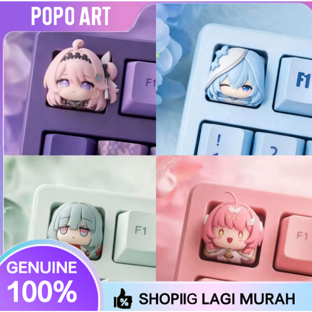 TOHO Cute keycap Denia/The Shorekeeper/Phrolova/Aemeath Anime cute peripheral cross-axis button DOD