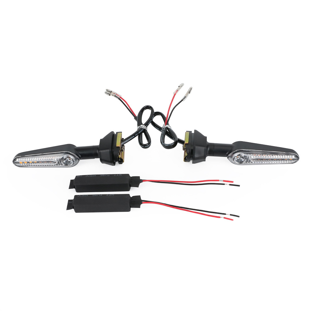 สําหรับ Ninja Z400 NINJA400 ไหลประเภทด้านหลัง LED ไฟเลี้ยวไหลแฟลชไฟเลี้ยว