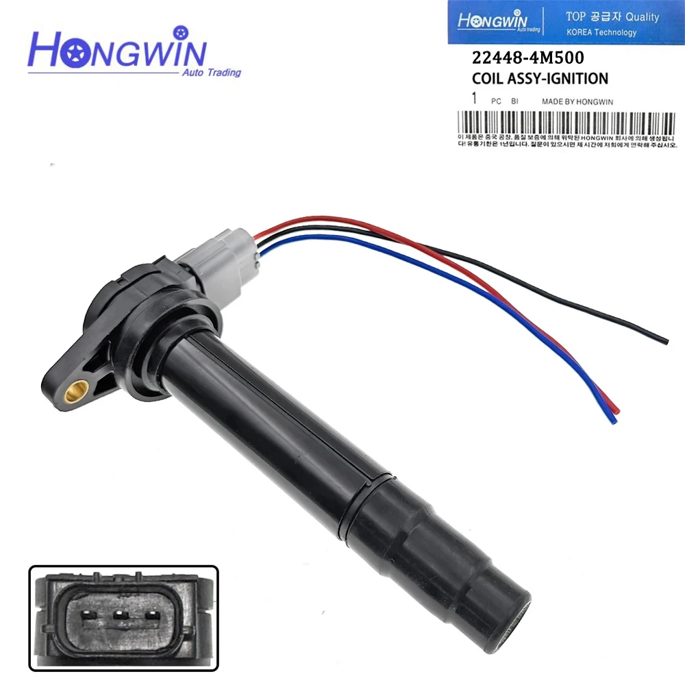 คอยล์จุดระเบิดสําหรับ Nissan Almera N16 Primera P11 QG15DE QG18DE OEM 22448-4M500