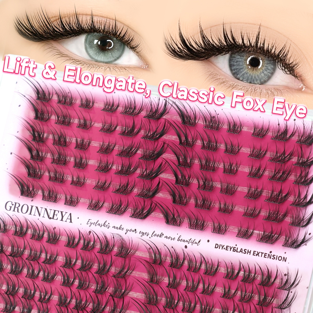 Adorance Lash Clusters ผสมความยาว 10-16 มม.DIY Lashes Cluste Extensions Fluffy Eyelashes Clusters Reusable Faux Mink Fairy ขนตาส่วนบุคคล