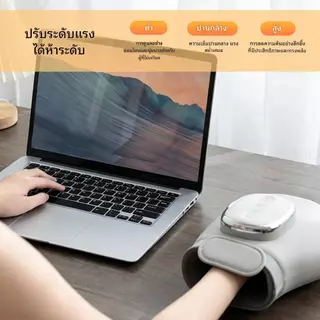 เครื่องนวดมือไฟฟ้าเครื่องนวดมือไร้สายพร้อมการสั่นสะเทือนและความร้อนอากาศการบีบอัดนิ้วนวดสําหรับบรรเทาอาการปวดข้ออักเสบ