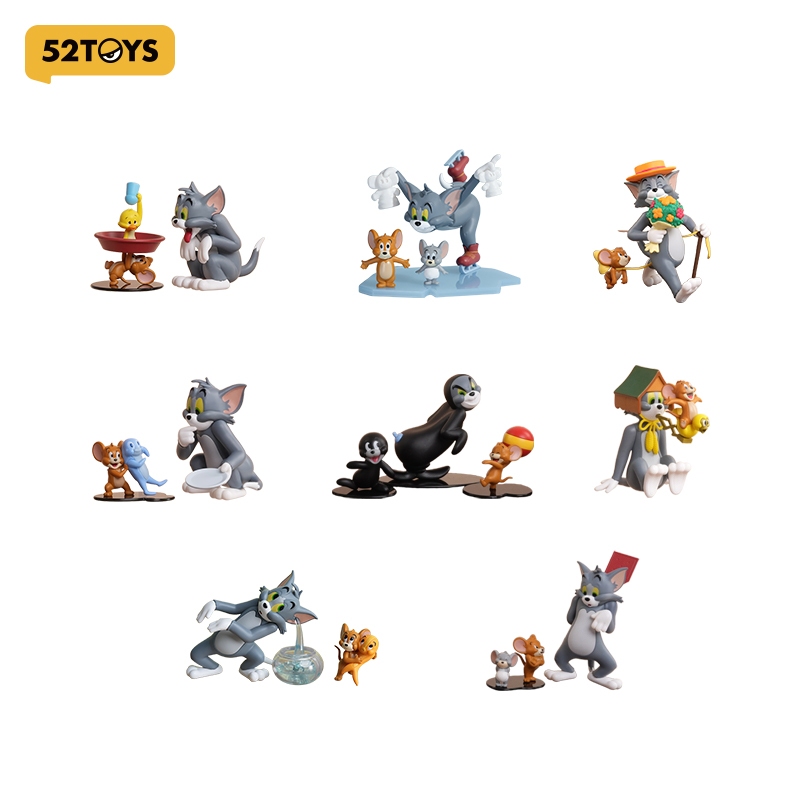 52TOYS Tom & Jerry Co-op Chaos Blind Box Figure Toy（Whole Set）