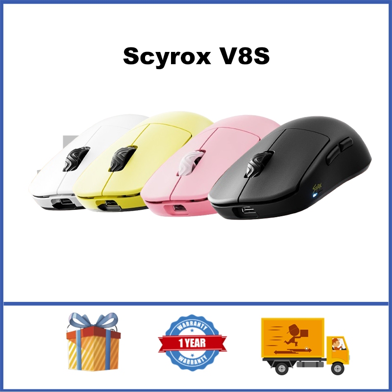 Scyrox V8S เมาส์ไร้สาย Dual 8K Nordic 54L15 เมาส์สําหรับเล่นเกมไร้สาย