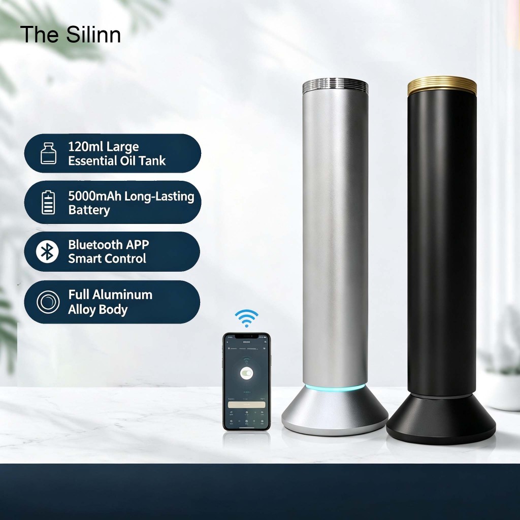 The Silannen Waterless Air Diffuser Essential Oil Diffuser Aromatherapy Diffuser Essential Oil Humidifier อุปกรณ์ห้อง