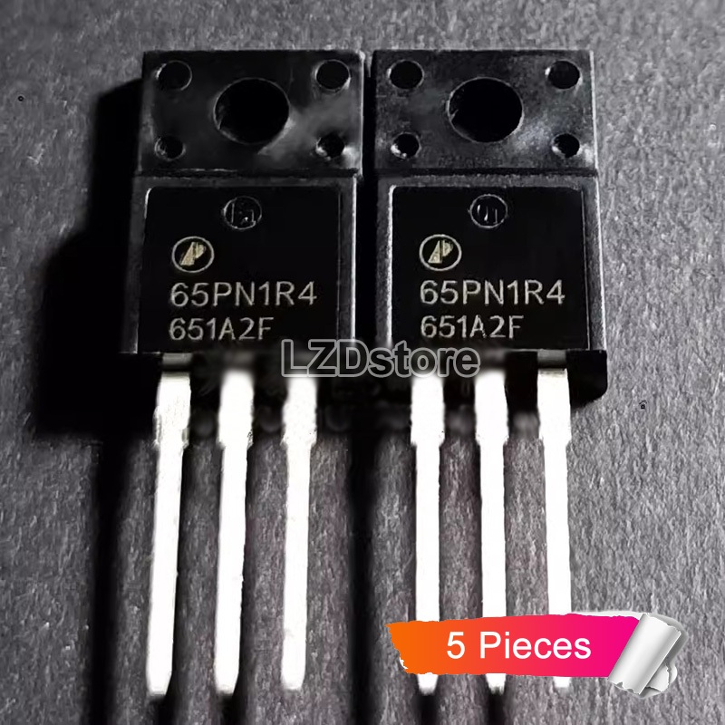 5 ชิ้น 65PN1R4 TO-220F AP65PN1R4 5.2A/650V N-channel MOSFET ทรานซิสเตอร์ใหม่เดิม